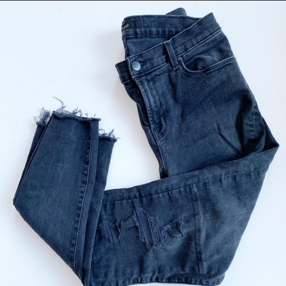 J Brand “Break Up” black Skinny Jeans (29)